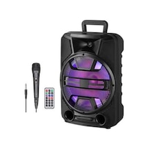 Mikrofonlu Taşınabilir Kablosuz Hoparlör Bluetooth Speaker-128966