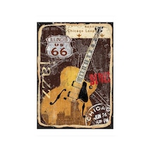 Bedeko Müzik Türleri Model Ahşap Tablo 35 Cm X 50 Cm