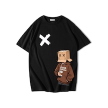 Brz Collectıon Brz Collection Unisex Oversize Good Person T-shirt Siyah