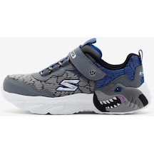 Skechers Creature - Lights Büyük Erkek Çocuk Gri Işıklı Spor Ayakkabı 400617l Ccbl Gri