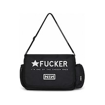 Sevbano Nin Rock Metal Müzik Grubu Baskılı Unisex Okul, Spor, Ofis Çok Am Siyah