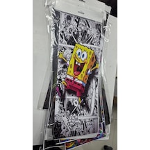 Direk Kaplama 20x50 Cm Kaliteli Baskı 2 Adet Sünger Bop