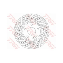 Mercedes Cla 200 Fren Diski On 2013-2019 Trw Df6262s 2adettir