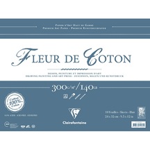 Clairefontaine Fleur De Cotton Çok Amaçlı Blok 300G 10 Yp 24X32 Cm