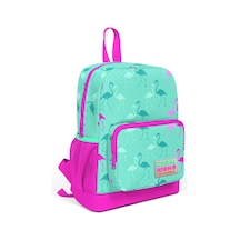 Coral High Kids Su Yeşili Flamingo Desenli İki Bölmeli İlkokul Sı