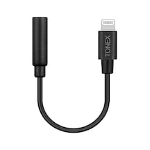 Tonex Ax-01 Lightning 3.5mm Jack Dönüştürücü Kulaklık Kablosu Siyah