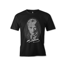 Dna'Mızda Var - Atatürk Siyah Erkek Tshirt