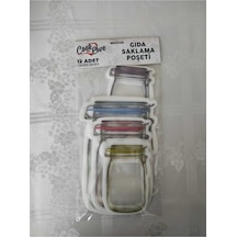 Cook With Love 12 'Li Gıda Saklama Poşeti Çok Renkli