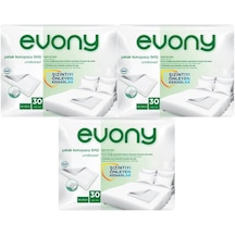 Evony Hasta Yatak Koruyucu 60*90Cm 90 Adet (3PK*30) (Kaymaz Özell