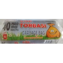 Vural Plastik Mini Boy Çöp Torbası 50 Adet Şeffaf 40 x 50 CM