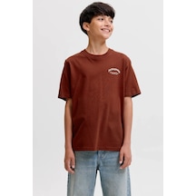 Jack & Jones Jjebrabdes Çocuk Tişört Coral