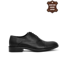Elit Btkrd01 Erkek Hakiki Deri Klasik Ayakkabı Siyah-siyah