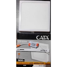 Ct-5234 18w Sıva Üstü Led Armatür Beyaz Kasa Beyaz Işık Çok Renkli