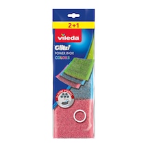 4 Adet Vileda Power Pad 2+1'li İnox Colors