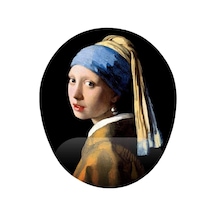 Inci Küpeli Kız - Johannes Vermeer Ressam Bilek Destekli Mouse Pad Mousepad