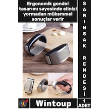 Rende Paslanmaz Çelik Gondol Tasarım Pratik Ezici Mutfak Garlic Press Yeni Nesil Sarımsak Rendesi Çok Renkli