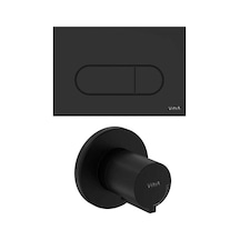 VitrA Root Round Kumanda Paneli Ve Stop Valf Seti Mat Siyah 800-2036 Diğer