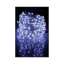 10mt Peri Rgb 100 Led Pilli Noel Parti Yılbaşı Ağaç Dekoratif Aydınlatma Lambası Animasyonlu Süsleme A