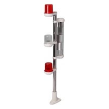 3'lü Reflektörlü Arıza Feneri 12V 60cm (Hareketli Ayak)