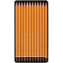 Kohınoor Grafit Kalem 5b-5h Orta 12li Metal Kutu
