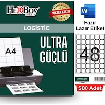 Herboy Hb-1048 32 X 32 Mm A4 Laser Etiket 500 Adet