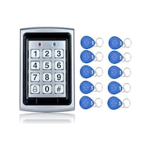 Sonex Rfid 125 Khz Metal Işıklı Şifreli Ve Kartlı Kapı Açma Sistemi