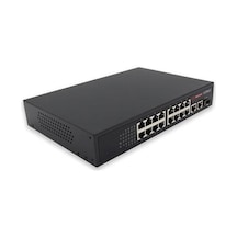 Wellbox 16+2 POE Switch 16 Port + 2 Uplink 100 Mbit Switch