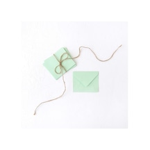 Bimotif Minik Zarf, 7x9 Cm 50 Adet Su Yeşili 7 X 9