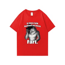 Flood Of Style Osuruk Kurt Kelimenin Tam Anlamıyla Bana Grafik T-shirt Erkek Kadın Komik Giyim Harajuku Kırmızı