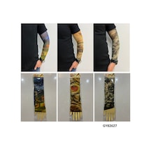 Giyilebilir Dövme 3 Çift 6 Adet Kol Çorap Dövmesi Sleeve Tattoo Set10