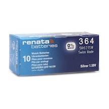Renata 364 Sr621sw 1.55v Alkalin Saat Pili 10 Adet Evimdeyokyok