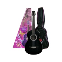 Gypsy Rose Klasik Gitar Set-Siyah-(Gigbag-Stickers-Dvd) Grc1Kcbk