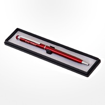 Kişiye Özel Isimli Kutulu Lüks Kırmızı Touchpen Kalem