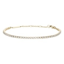 Classic Tennis Bracelet Gold Gold