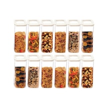 Moonstar 12 Li Süper Set Saklama Kabı Erzak Kabı Seti 2250 Ml-Max Çok Renkli