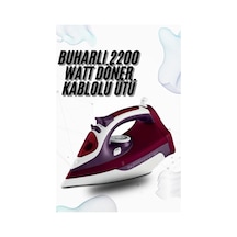Buharlı Kablolu Ütü 2200 Watt Kireçlenme Önleyici Şok Buharlı
