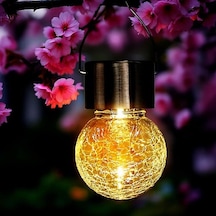 Kenpazar Kırık Cam Tasarımlı Güneş Enerjili Askılı Led Işık Dekor Çok Renkli