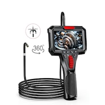 Y400 360 Derece Oynar Başlı 6mm Lens Çapı 1 Metre Endüstriyel Boroskop Yılan Kamera