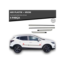 Nissan Qashqai Yan Kapı Koruma Çıtası Plastik + Krom Unvrslppkçt00018