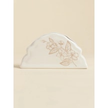 Mutfak Masası İçin Şık Beyaz Peçetelik "amande" 312664093 Beyaz