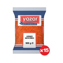 Yazar Kırmızı Mercimek 15 x 900 G