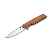 Böker Magnum Slim Brother Wood Kamp Çakı Kahverengi