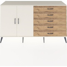 Kronos Konsol 4 Raflı 5 Çekmeceli 2 Kapaklı 176x59x99 Aytaşı-aytaşı/çam Aytası/atlas Çam - Aytası