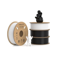 Creality Hyper Pla Filament 1.75mm Siyah Beyaz 4kg 30-600mm/s Yüksek Hızlı Pla 3d Yazıcı Filamenti 4 Adet 1kg Makara Boyutsal Doğruluk +/- 0,02mm Çoğuna Uygun