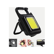 Ersşarjlı Cob Led Anahtarlık Fener 4 Modlu, Manyetik Ve Katlanabilir Standlı Yeni Nesil Diğer