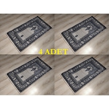 4 Adet Halı Sarayı Sihir Namazlık Seccade Nm012 Gri 60X115Cm
