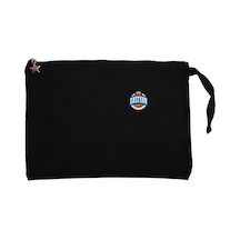 NBA Eastern Logo Siyah Clutch Astarlı Cüzdan / El Çantası Siyah