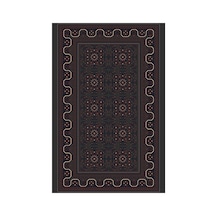 Kartela Halı Afgan Halı Jüt Taban Dokuma Halı Antrasit - 120 X 180 Cm