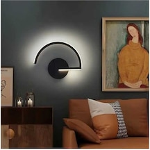 Fastbuy Siyah 3 Renkli Led Duvar Avizesi - Tv Arka Lambası - Yatak Odası Dekoru Siyah