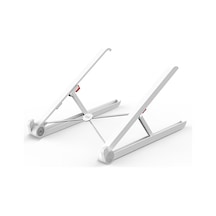 Bix Saiji X1 Alüminyum Notebook Laptop Standı Beyaz